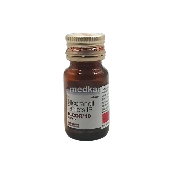 k cor 10mg tablet 20's